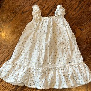 Mayoral 24 month white and gold summer dress